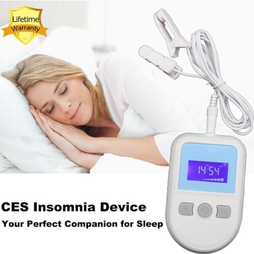 Anti Snore Brain Stmulator Cure Insomnia Sleeping Anxiety Migraine No Sleep Alpha CES Microcurrent Physiotherapy instrument