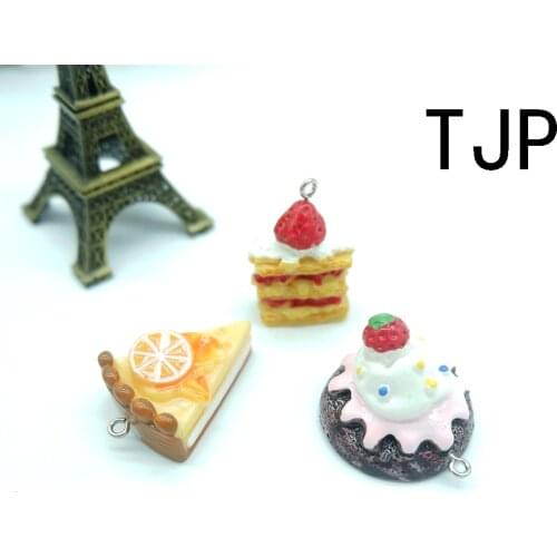 Big Cake Charms Pendants for Handmade decoration bracelets necklace earring key chain Jewelry Making