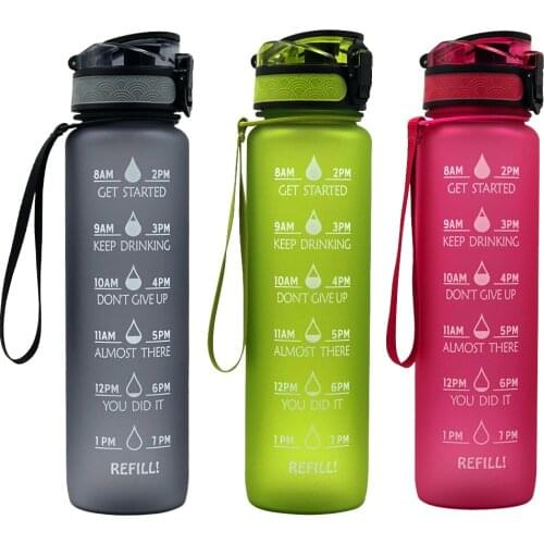 2.2L/1L Outdoor Sports Water Bottle Gym Fitness Sports Bottle Large Capacity Portable Travel Climbing Bicycle Water Bottles