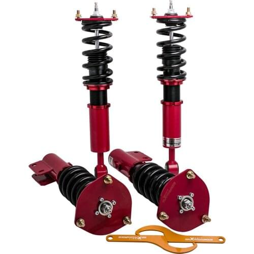 Coilover Shock Suspension For Mitsubishi 3000GT FWD 91-99 3.0L for Dodge Stealth 91-96 24 Ways Damper Shock Struts