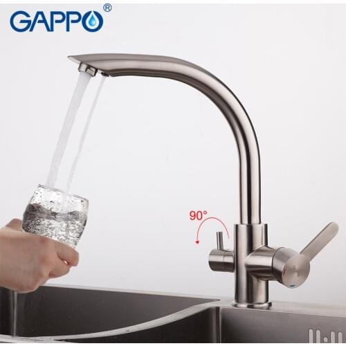 GAPPO water filter taps Kitchen sink faucet mixer tap drinking water tap kitchen faucet tap Cold Hot Water purifier mixer G4399