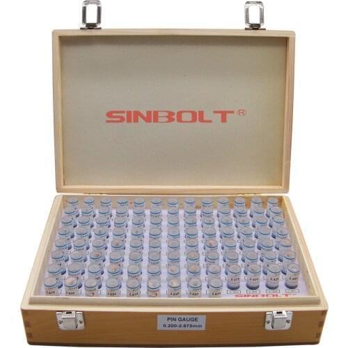 Pin gauge/plug gauge Set,0.200mm--2.675(Interval: 0.025,100pcs)