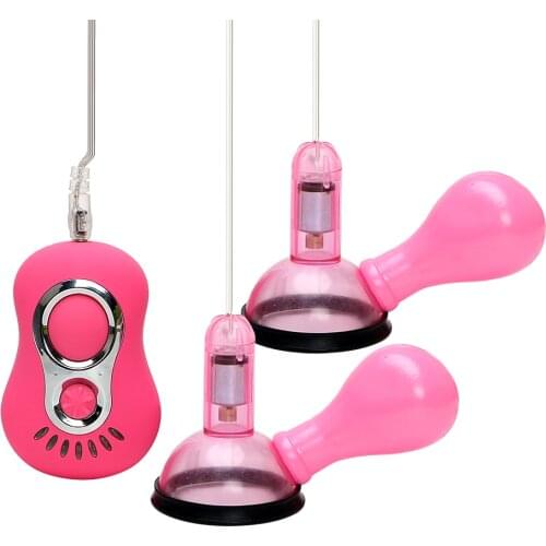 Nipple Pump Massager 7 Vibrator Speed Breast Clitoris Stimulator Sex Toys for Women Sex Product Vibrating Nipple Sucker
