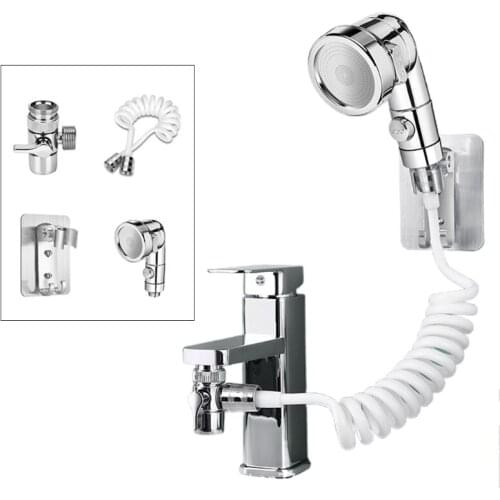 Faucet Diverter Va lve & Adapter For Hair Pet Washing Baby Bath Update Bathroom Bathtub Utility Kitchen Water Diverter