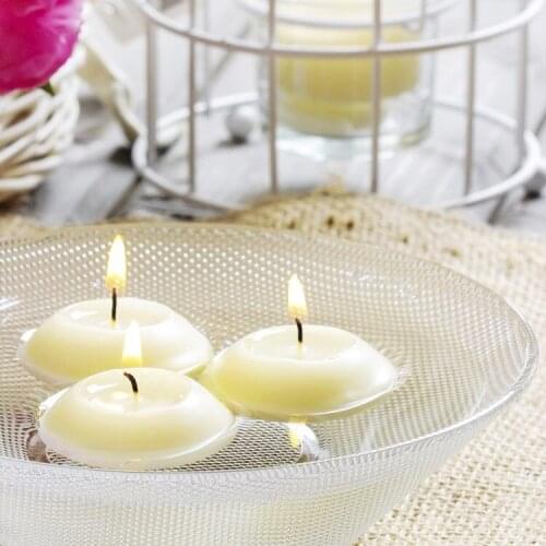 3 Pieces Floating Candles Floating Candles White