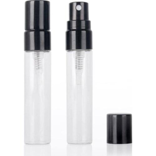 Mini 5ml Travel Refillable Portable Empty Perfume Bottles Atomizer Clear Perfume Spray Vials LX6910