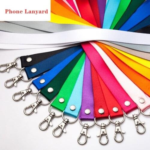 Mobile Phone Straps Metal Clip Hanging Neck Rope Lanyard Para Llaves for IPhone Camera USB Holder ID Pass Card Name Badge Holder