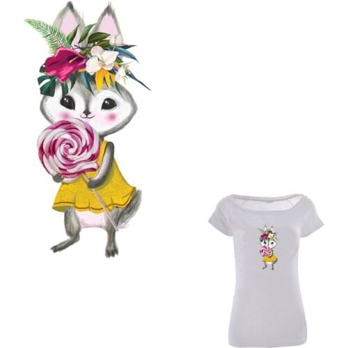 Colife Clothes Patches T-shirt Press Sticker Cartoon Iron On Patches For Clothes 12*24 cm A-level Washable Appliques