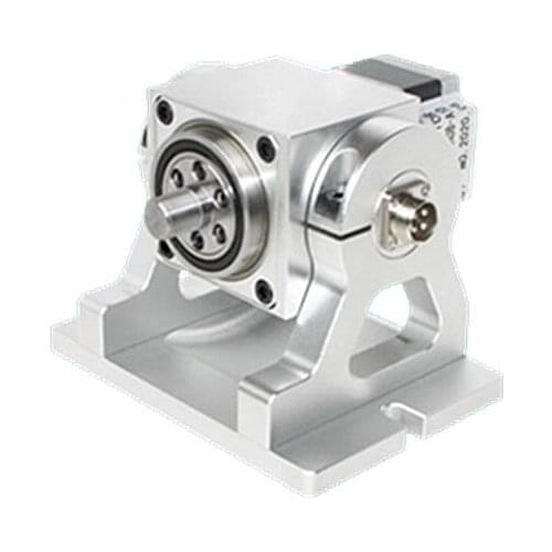 High Precision Planetary Reducer A 4th Rotary Axis With Driver Chuck 100mm Speed Reducing Ratio 10:1 For Laser Marking Machine