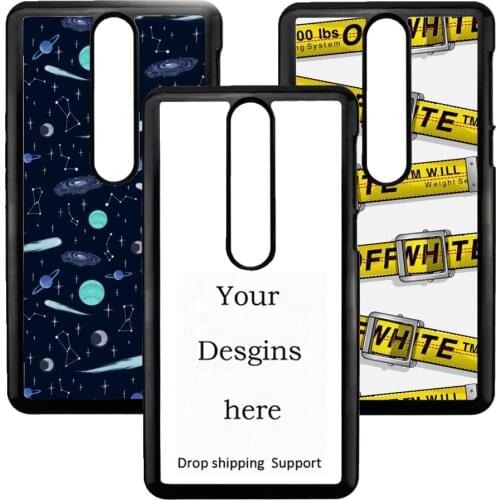 Custom luxury printed mobilephone phone case for Nokia 6 2D PC phone case dropshipping support