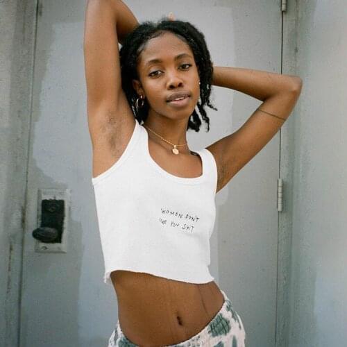 Goth Dark Knitted Gothic Indie Style Black Tank Tops Casual White Women Sleeveless Crop Tops Skinny Letter Embroidery Streetwear