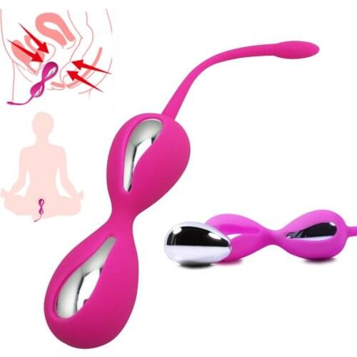 Female Smart Vagina Exercise Ball Silicone Kegel Ball Vagina Tightening Trainer Geisha Ball Ben Wa Ball Adult Sex Toys for Women