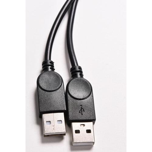 1×USB 2.0 A Female to 2 Dual USB Male Power Adapter Y Splitter Cable Cord Useful