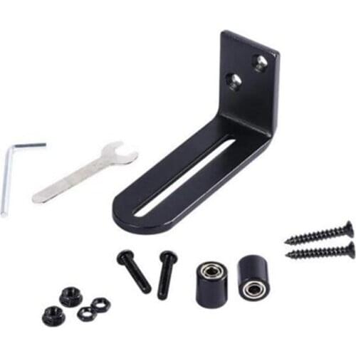 2Pcs Barn Door Floor Guide Smooth Butter Bearings Stay Roller Sliding Adjustable Guide Flush with Floor