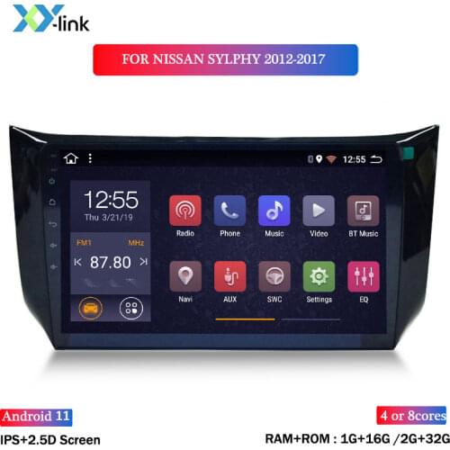 Android car radio multimedia player For Nissan sylphy 2012 - 2017 gps navigation system audio stereo accessories no 2 din dvd