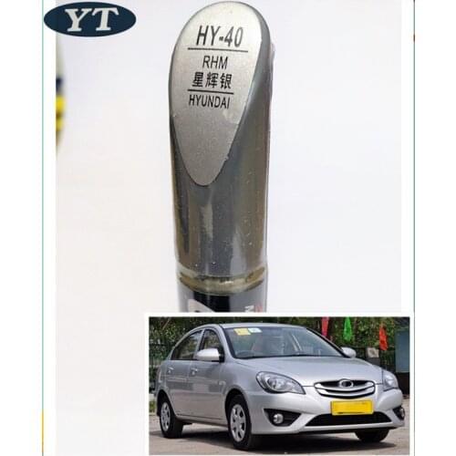 Car scratch repair pen, auto paint pen SILVER color for Hyundai IX35 IX25 Elantra Accent I30 Verna Tucson Sonata Santafe