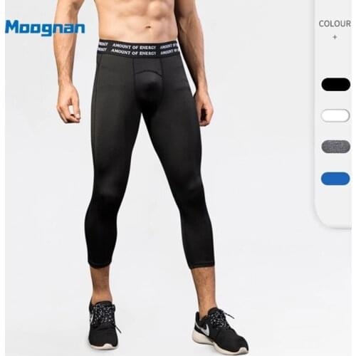Pro Running Pants Men Sports Tights Quick Dry Gym Crossfit Trousers Workout Tracksuit Basketball Training Long Pants 6050