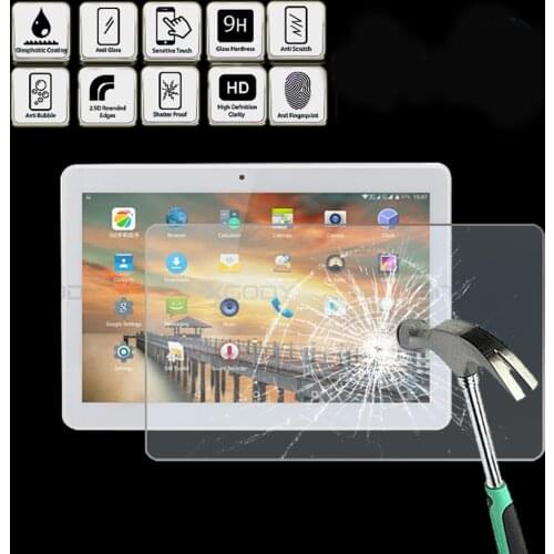 For XGODY K109 10.1" - Tablet Tempered Glass Screen Protector Cover Anti Fingerprint Screen Film Protector Guard Cover