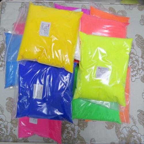 Fluorescent powder,fluorescent pigment,nail polish pigment,1lot=14colors*1kg/color,total 14kg,free shipping by Fedex,widely used