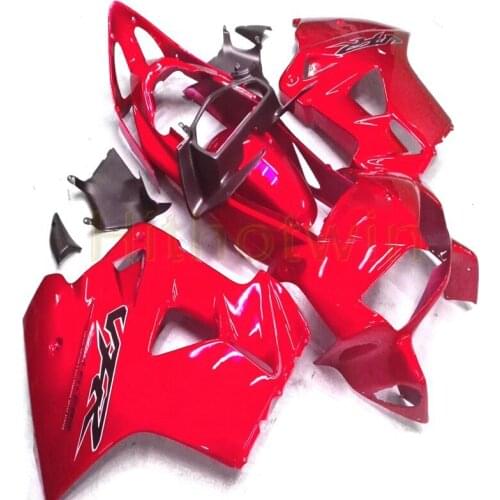 Custom motorcycle ABS Fairing for VFR800 1998 1999 2000 2001 VFR 800 98-01+Botls+red bodywork