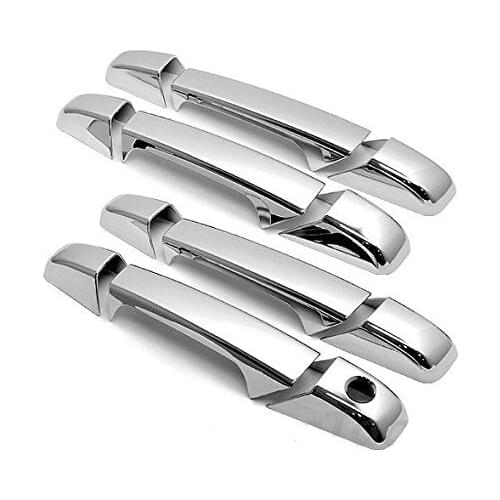 Chrome Door Handle Cover Trims For 07-13 Chevrolet Suburban / Tahoe / Silverado / Avalanche / 07-13 GMC Yukon /Yukon XL / Sierra