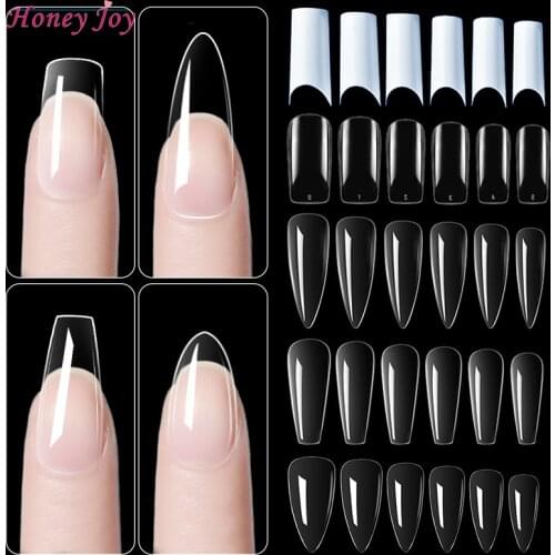 120pcs Fake Nail Press on Coffin Fake Nail /Natural/white False Coffin Nails Traceless and Ultrathin Fake Nails