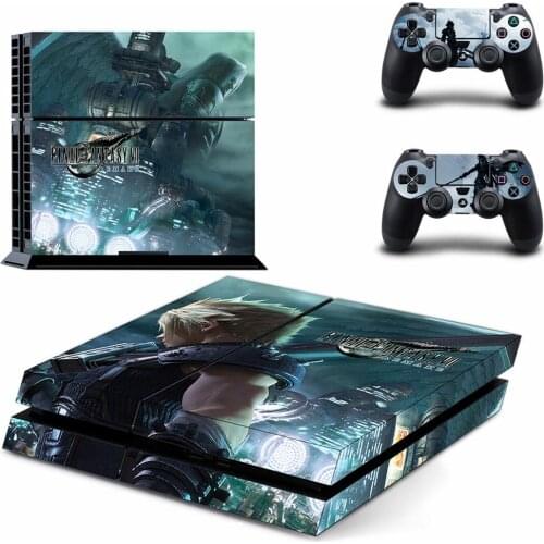 Final Fantasy 7 PS4 Stickers Play station 4 Skin PS 4 Sticker Decal Cover For PlayStation 4 PS4 Console & Controller Skins Vinyl
