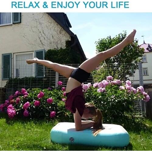 Low Price Inflatable Air Board On Sale 1M*0.6M*0.2M Air Block Mini Size Airtrack Floor Gymnastics Training Mat Cheerleading Mat