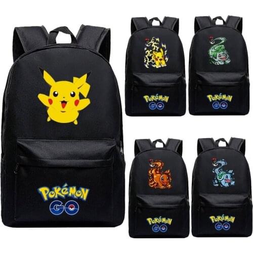 Pokemon Pikachu School Bag Children Boys Kindergarten Backpack Kids Children Cartoon Bags Fashion Children School Bags
