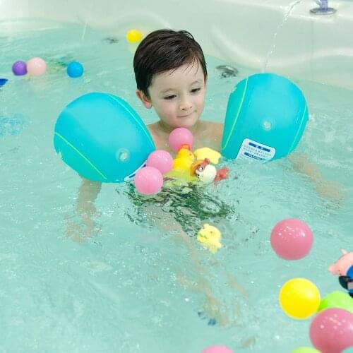 S /L Arm Floats Inflatable Swim Arm Bands no-toxic Children Swim Arm Circle Floatation Sleeves Arm Bands Rings Floats Baby kids