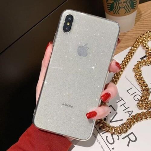 Transparent Glitter Silicone Phone Case For Samsung Galaxy A52 A72 A32 A12 A42 M51 F62 A02 A02S Back Cover Cases