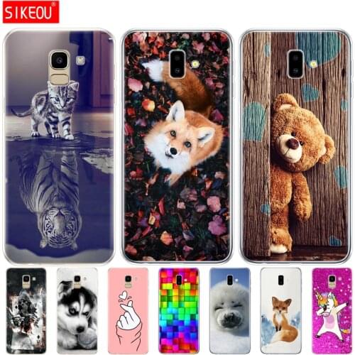 Silicon Case For Samsung J6 Plus 2018 J6+J610 J610F Case Soft TPU Phone Cover For Samsung Galaxy J6 2018 EU J600 J600F SM-J600F