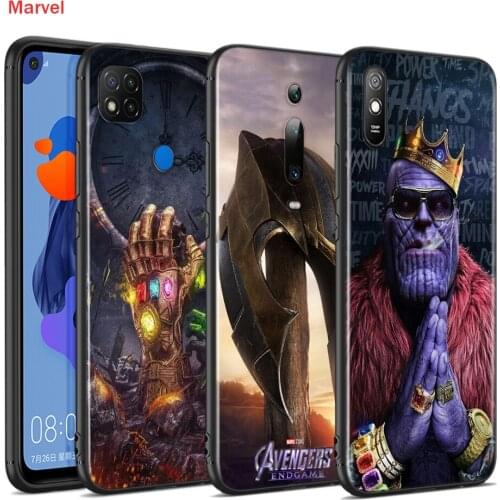Silicone Cover Avengers Thanos For Xiaomi Redmi 9T 9 9C 9A 9AT 9i 8 8A 7 6 Pro 7A 6A 5 5A 4X Plus Phone Case