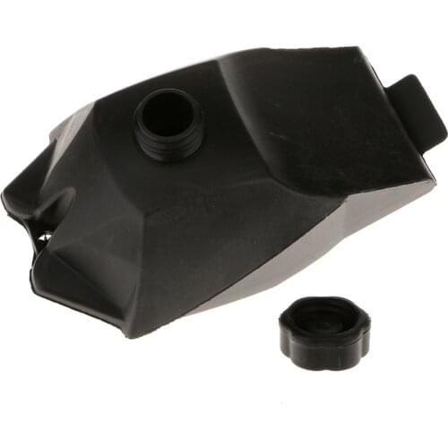 Universal Plastic Gas Fuel Tank w.cap for 47cc-49cc Mini Quad ATV Dirt Bike 23x14cm 1.5L Black