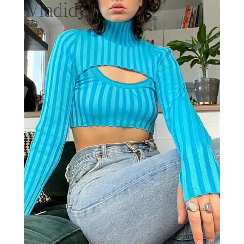 Viadidy Women's Knitted T-shirts