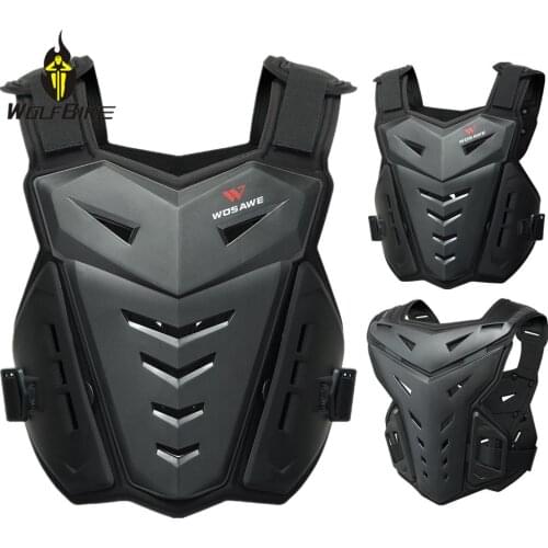 WOSAWE Adult MTB Motocross Sports Back Protector Armor Chest Protection Snowboard Motorbike Motorcycle Protective Gear