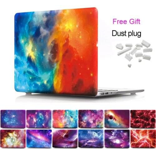 Laptop Hard Cases for MacBook new Pro Retina 13 15 Air 11 13 Sky Stars Pattern Protective shell Case Model A1708 A1990 Cover