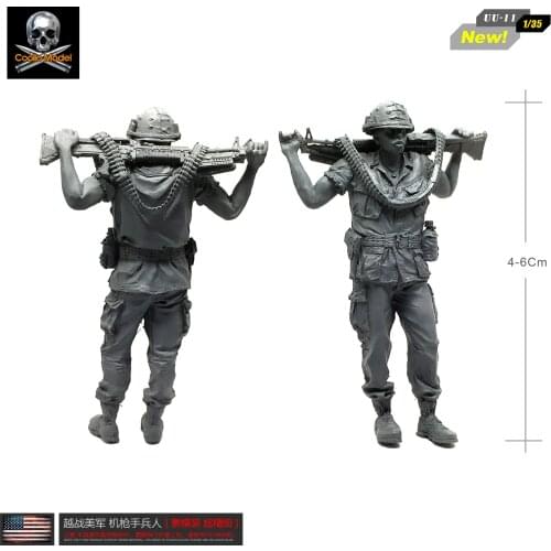1/35 Resin Model Kits Soldier DIY toy figure self-assembled UU-11