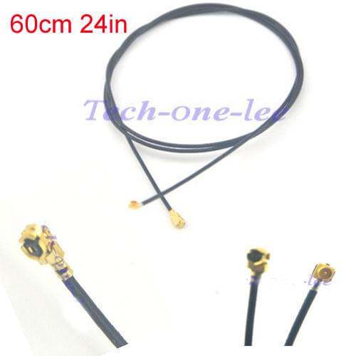 5 piece/lot U.FL IPX male to u.fl / ipx female terminal block RF conector cable 1.13 pigtail cable 60cm Extension Jumper Cord