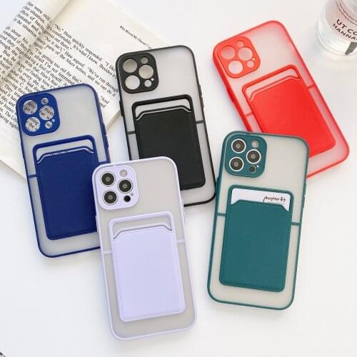 For iPhone 12 Pro Max Wallet Case Luxury Card Slot Holder Case for iPhone 12Mini 11 Pro Xs Max X XR 7 8 Plus SE Shockproof Cover