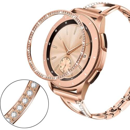 Smart Watch Case For Samsung Galaxy Watch 42mm 46mm Luxury Steel Ring Edge Cover For Galaxy Gear S3 Protector Accessories