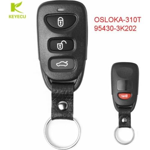 KEYECU Replacement keyless entry Remote Control Car Key Fob Clicker for Hyundai Elantra Sonata FCC: OSLOKA-310T, 95430-3K202
