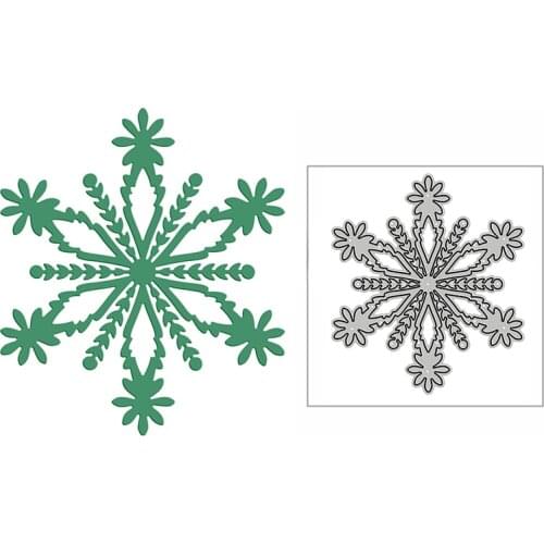 New Dainty Star Shaped Snowflake 2020 Metal Cutting Dies for DIY Scrapbooking and Card Making Decor Embossing Craft No Stamps