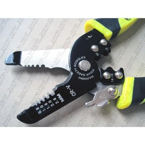 Multifunctional Cable Stripping tool wire cutter crimping Clamp Multi Hand Tools Pliers 206D