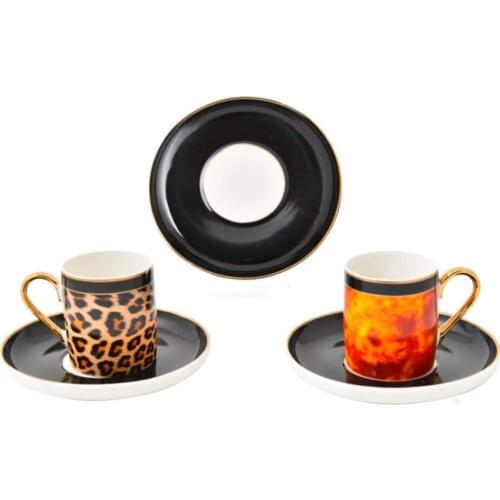 Lucky Art Westına Bone Set of 6 Coffee Cups LYEG 091