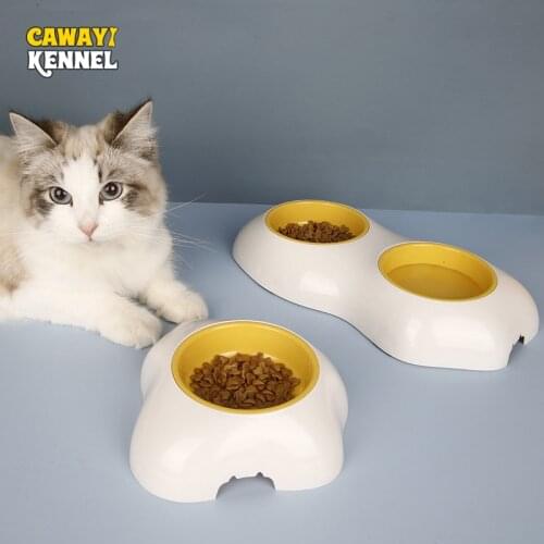 CAWAYI KENNEL Dog Feeder Drinking Bowls for dogs Cats Pet Food Bowl comedero perro miska dla psa gamelle chien chat voerbak hond