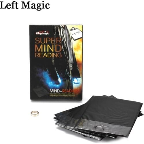Super Mind Reading Magic Tricks Props (20.5cm * 14.5cm) Mentalism Prediction Stage Magic Close Up Illusion Gimmick Accessory