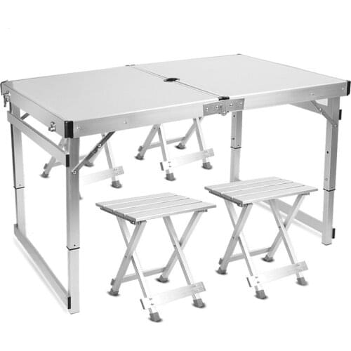 Superstable outdoor folding table folding stall folding table aluminum alloy table home outdoor furniture camping