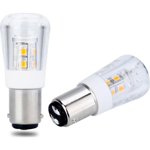 B15 s25 LED Pygmy Bulb BA15d with 2W,3000K,6000K,200 luments,Car Turn Signal Trunk Lamps Auto Rear Reverse Bulb,Pack of 2