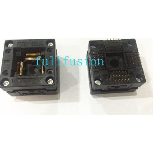 OTQ-64-0.5-12 QFP64P 0.5mm Pitch Enplas IC Test Socket TQFP64 Burn in Socket